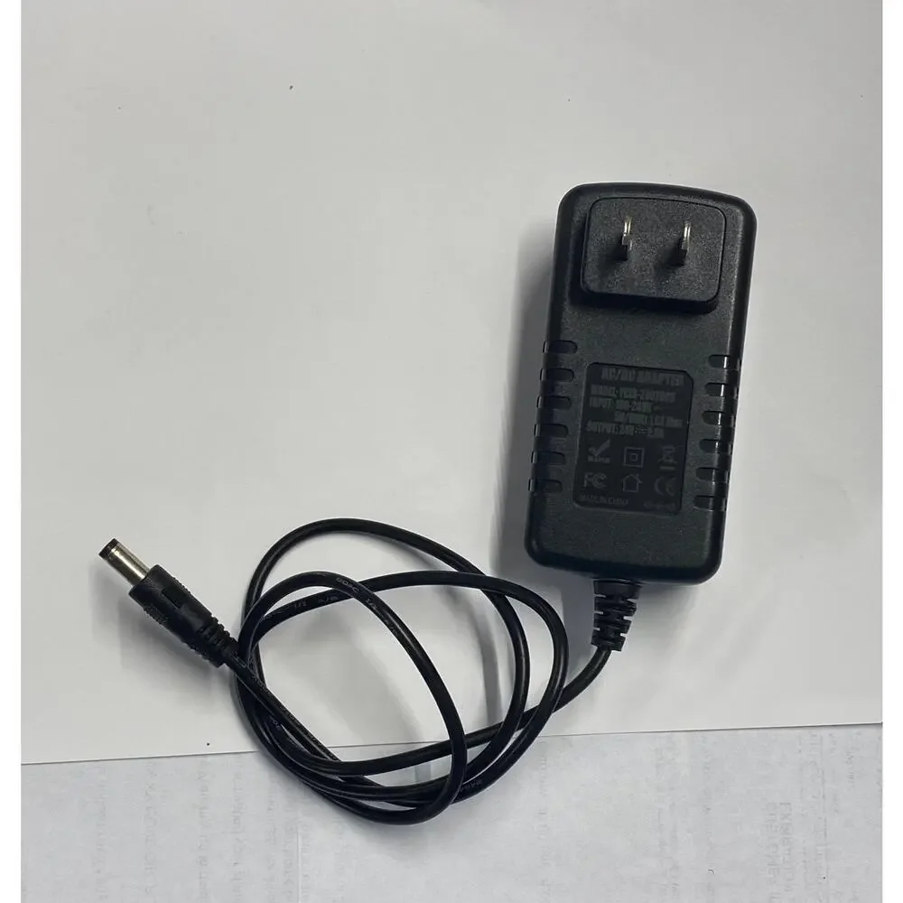 24V 2A AC DC Power Adapter 5.5mm Barrel Plug YCX 2402000 Pre Owned